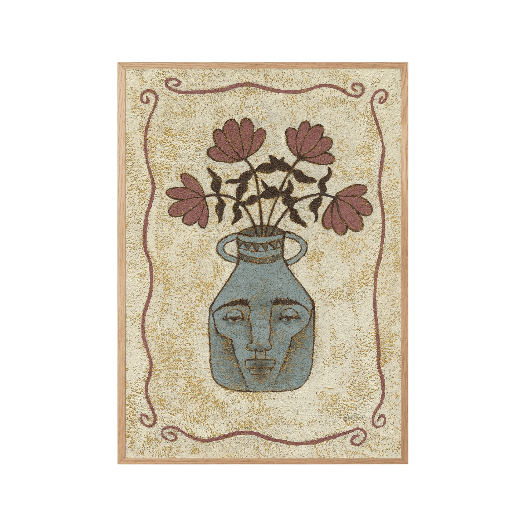 Pregnant With Beauty - Botanical Art Print