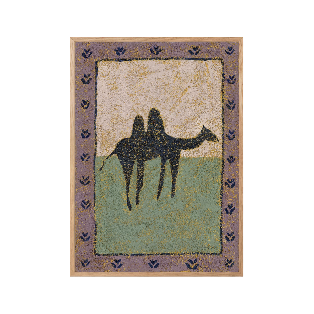 Camel in Lavender - Fine Art Print