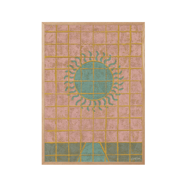 Tiles of sunset - Sunny Fine Art Print