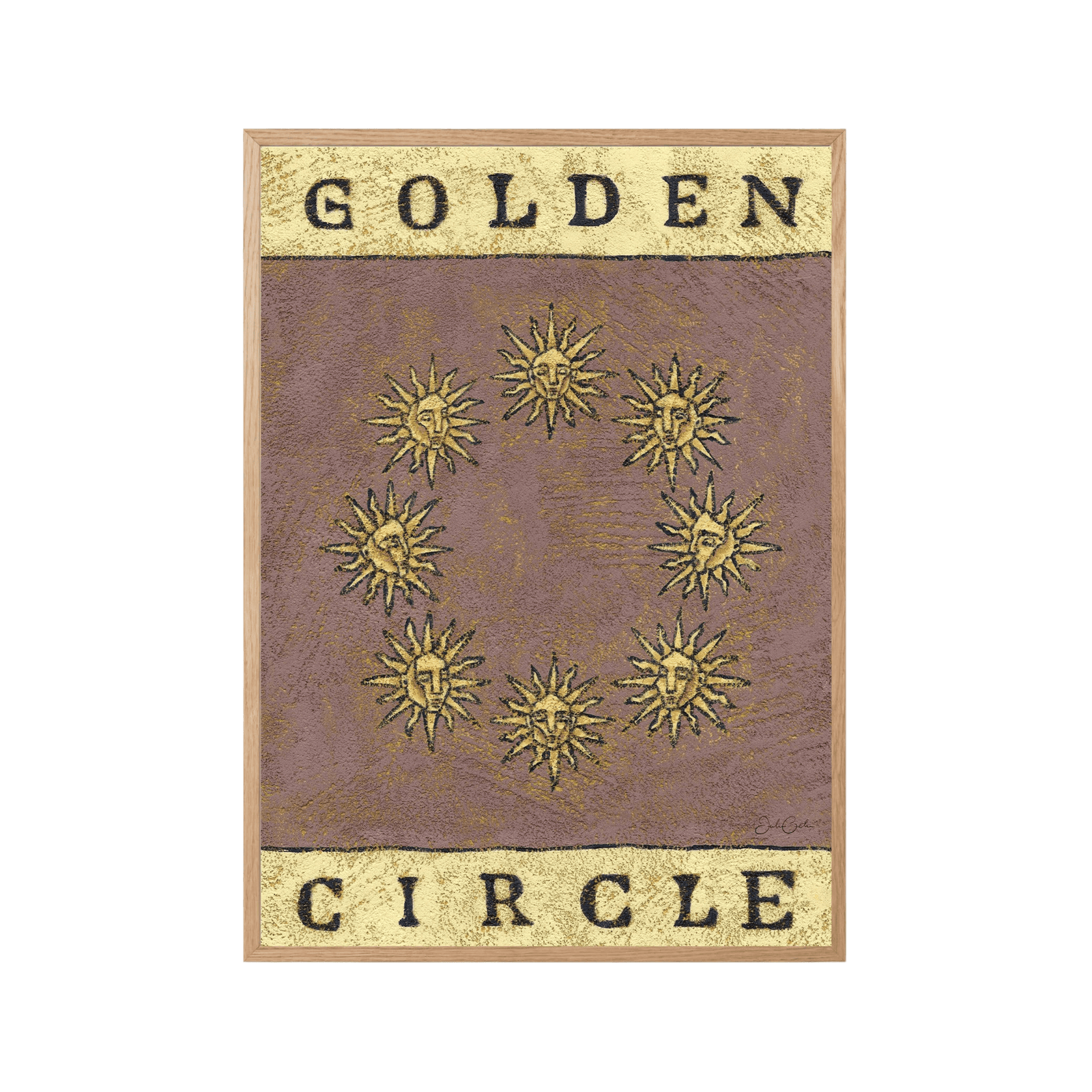 Golden Circle - Sunny Fine Art Print