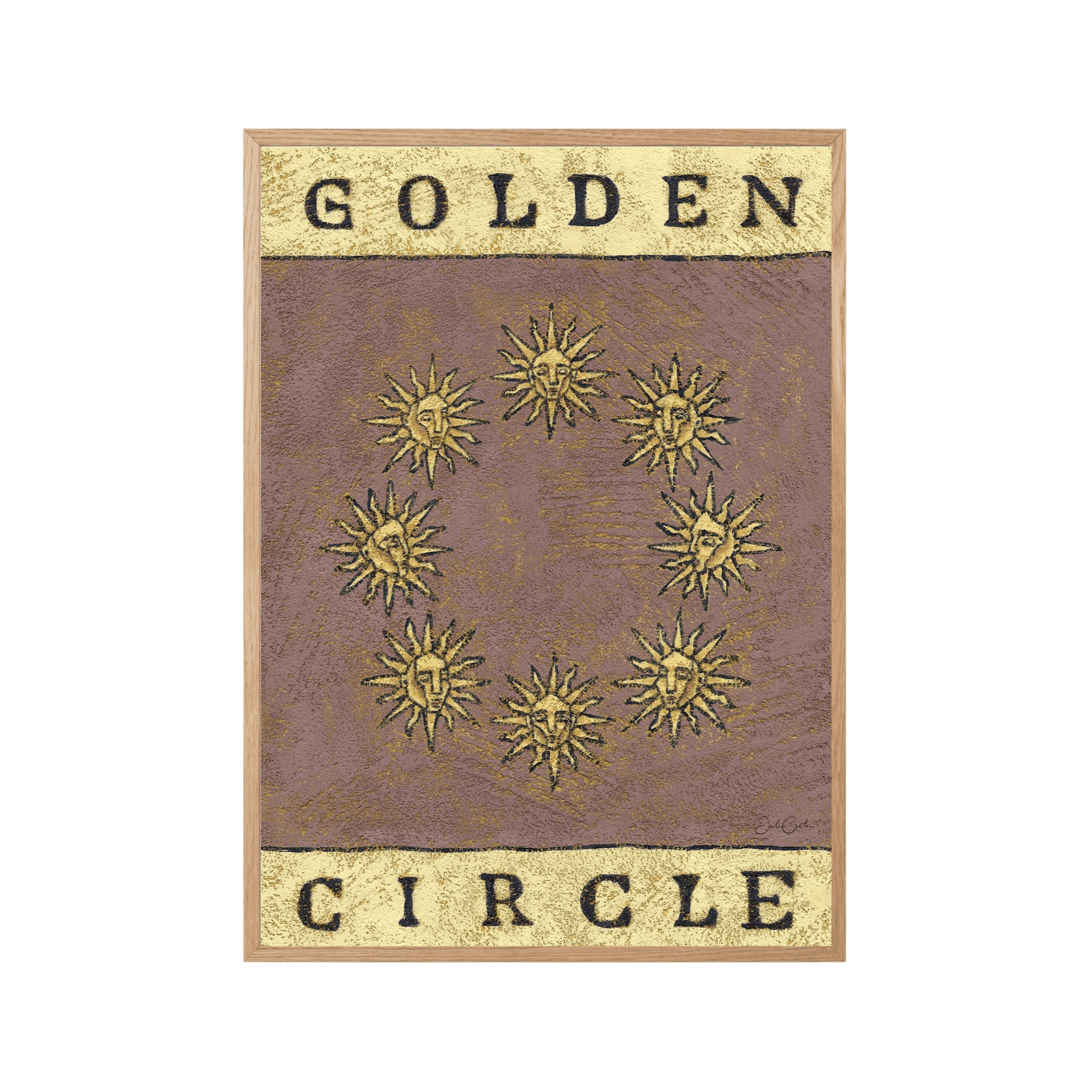 Golden Circle - Sunny Fine Art Print