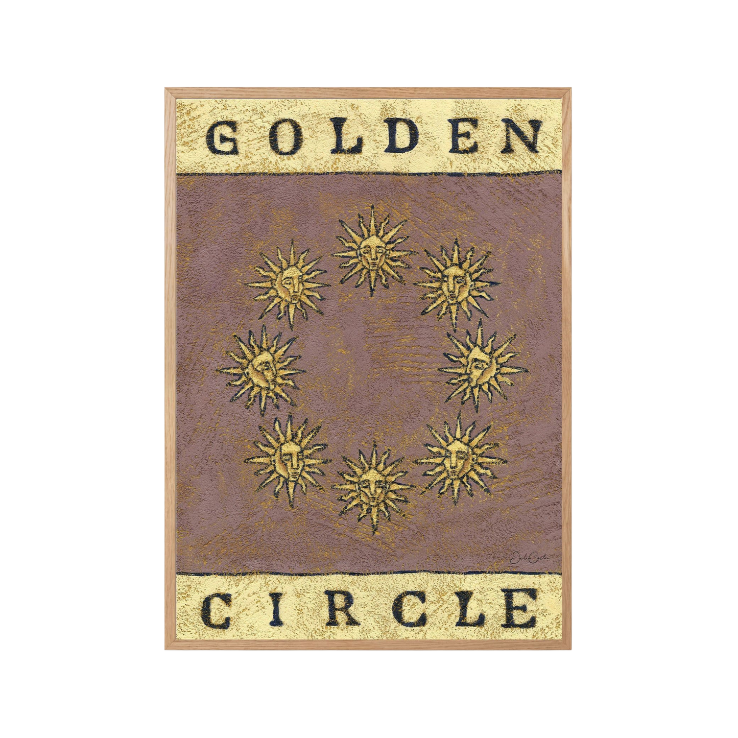 Golden Circle - Sunny Fine Art Print