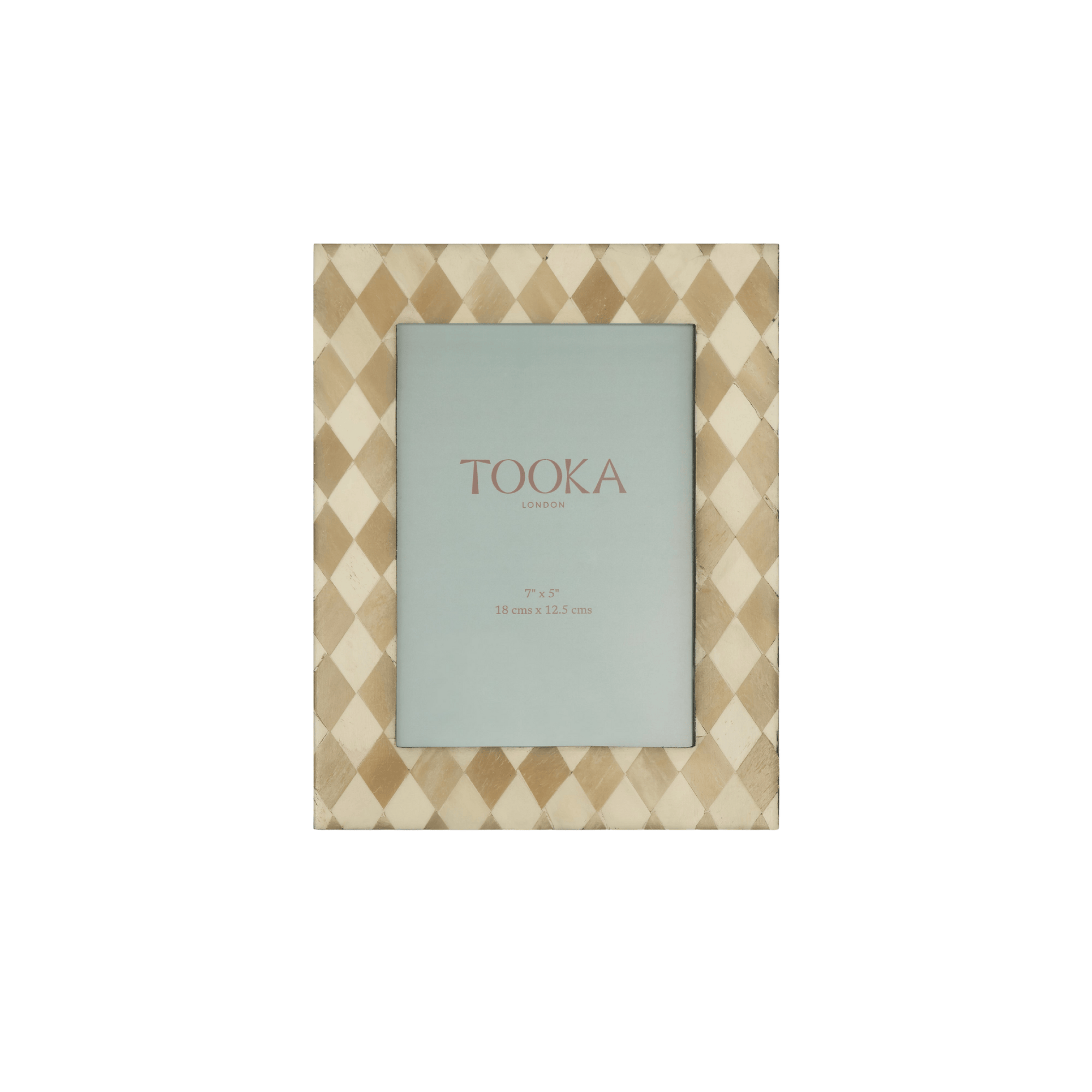 Photo Frame | Beige & White | Harlequin