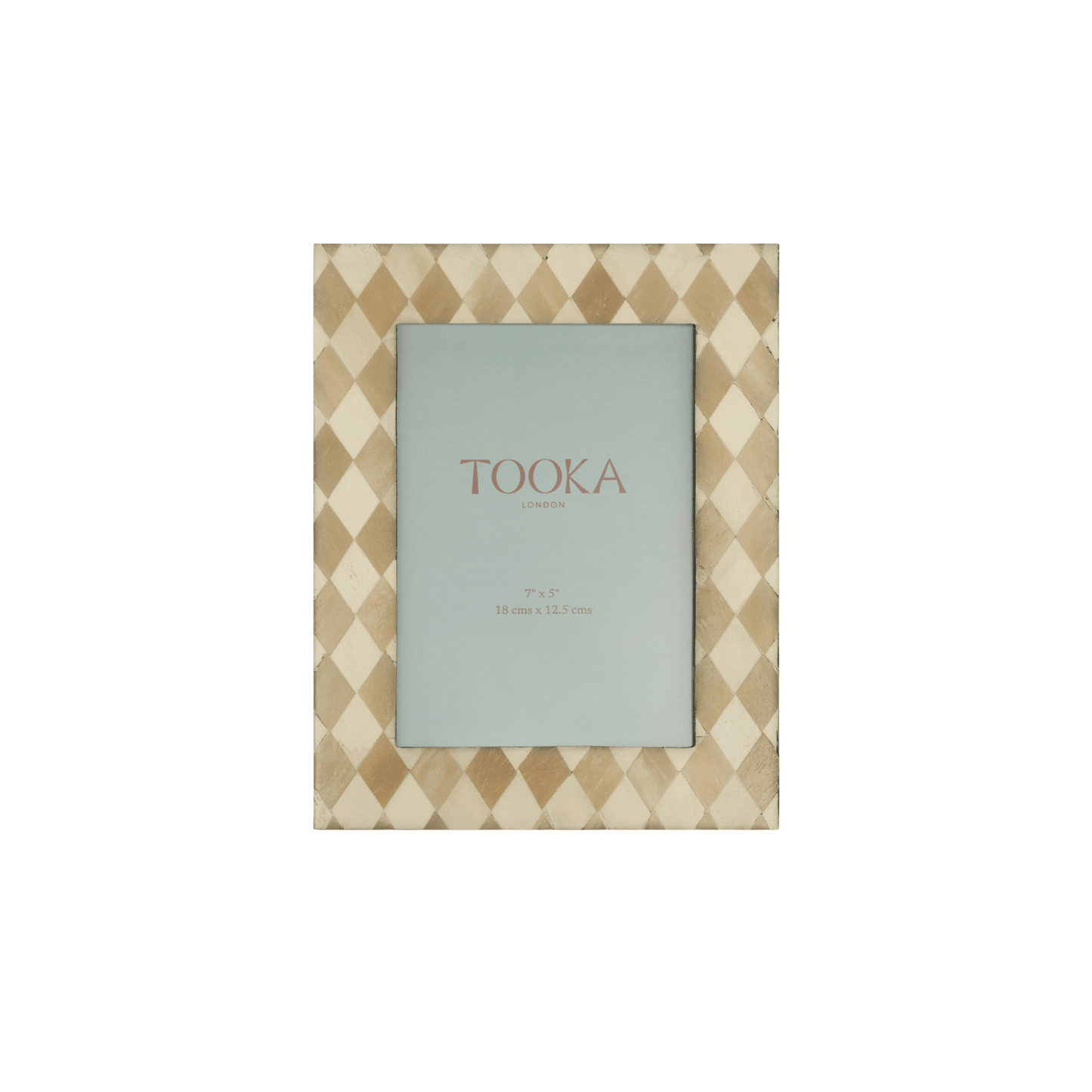 Photo Frame | Beige & White | Harlequin