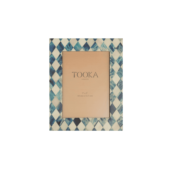 Photo Frame | Blue & White | Harlequin