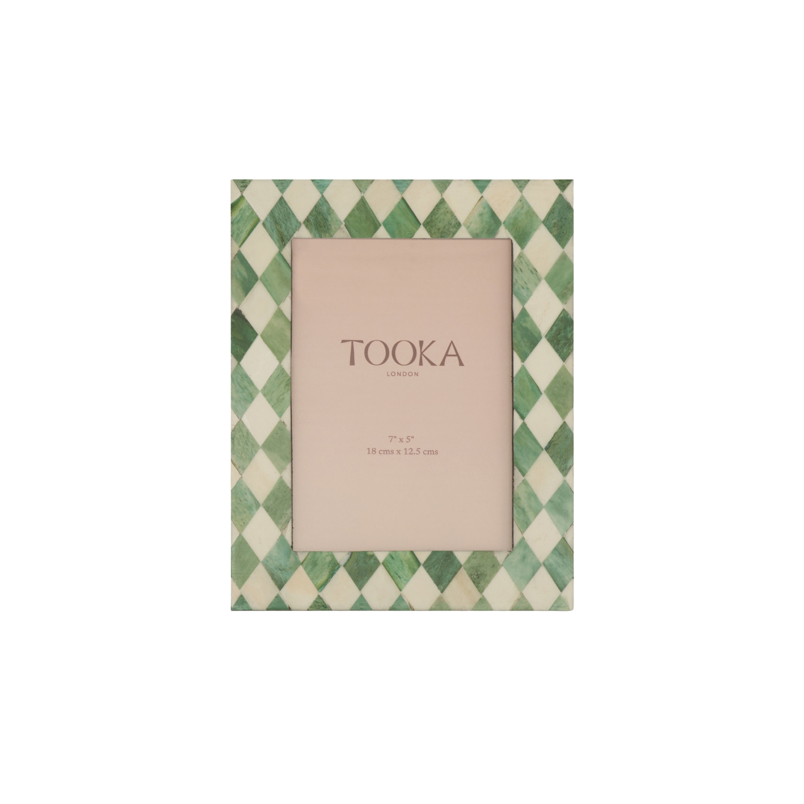 Photo Frame | Green & White | Harlequin