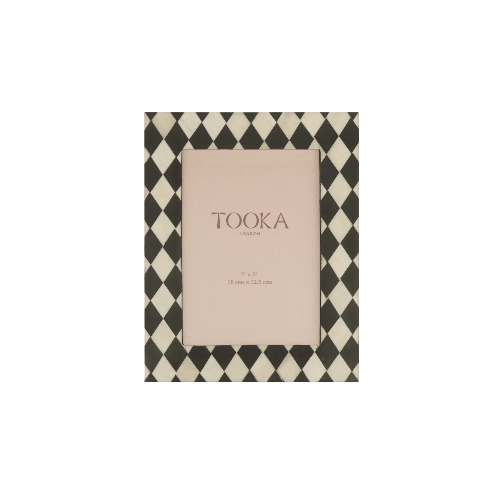 Small Photo Frame | Black & White | Harlequin