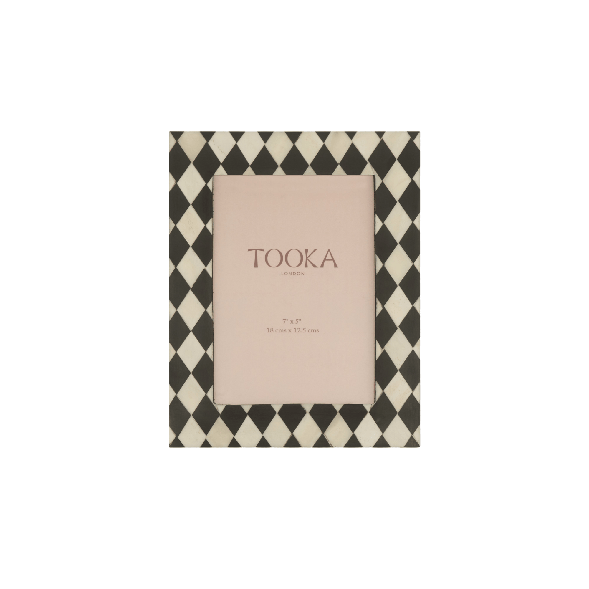 Small Photo Frame | Black & White | Harlequin