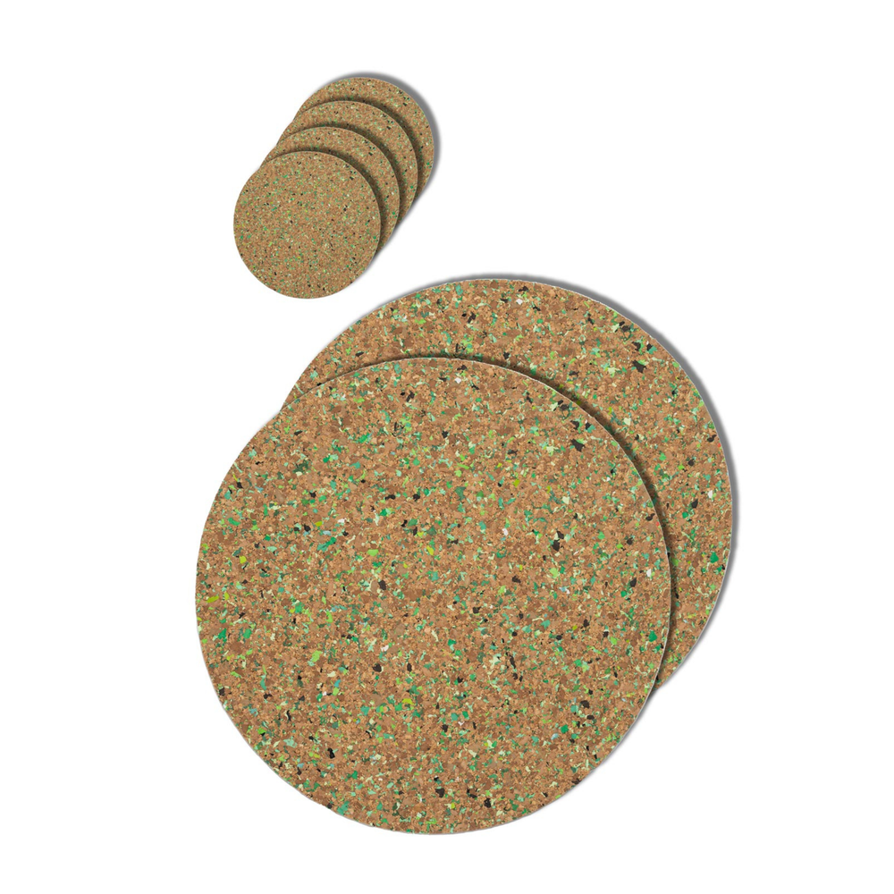 Speckled Cork Combo Set 1- Green