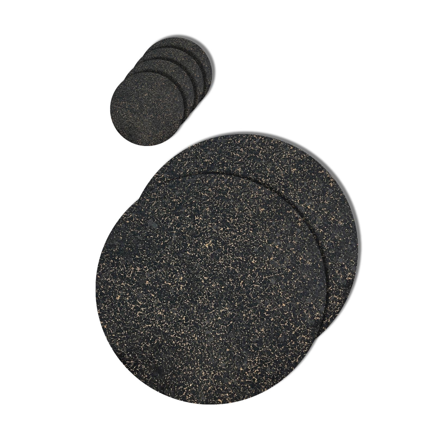 Speckled Cork Combo Set 1- Charcoal