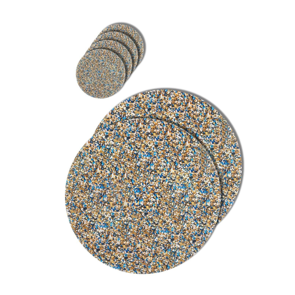 Speckled Cork Combo Set 1- Blue