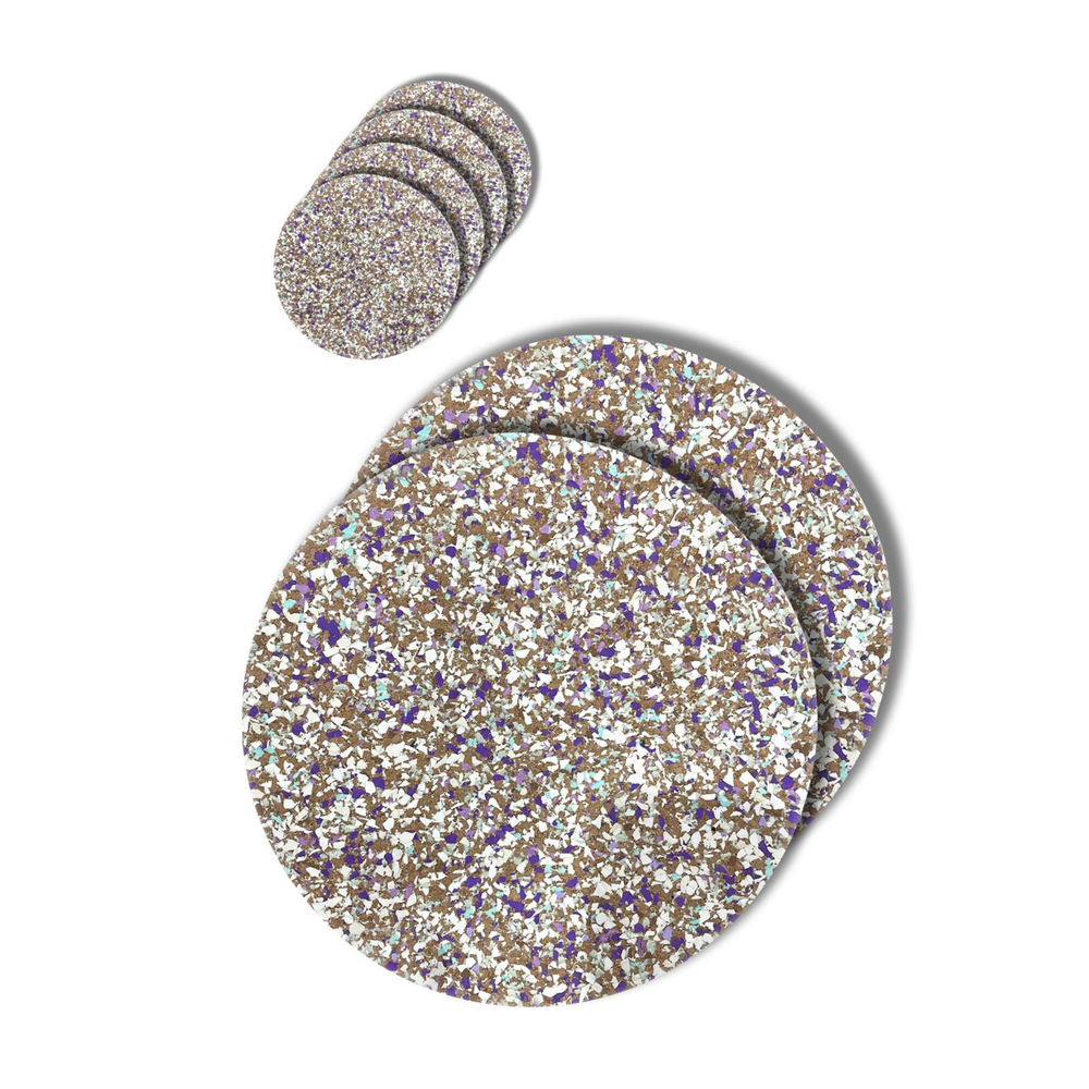 Speckled Cork Combo Set 1- Purple
