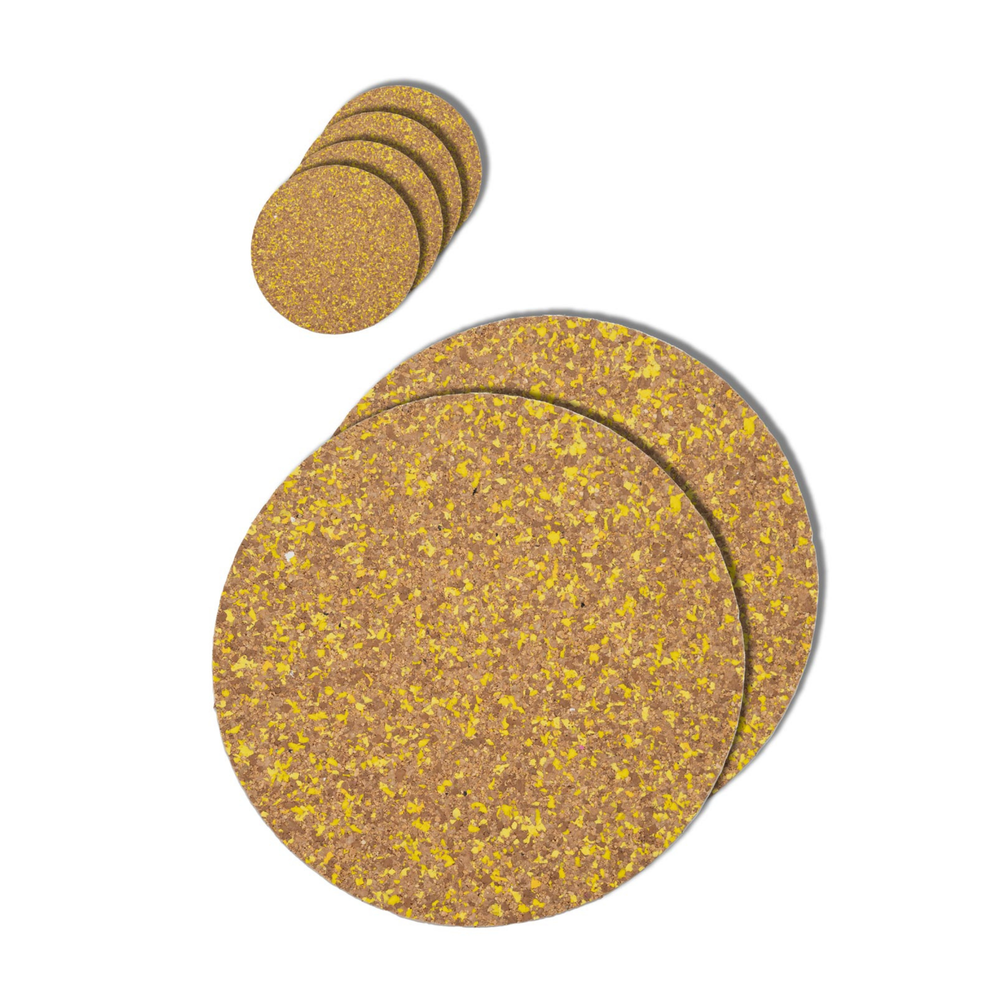 Speckled Cork Combo Set 1- Yellow
