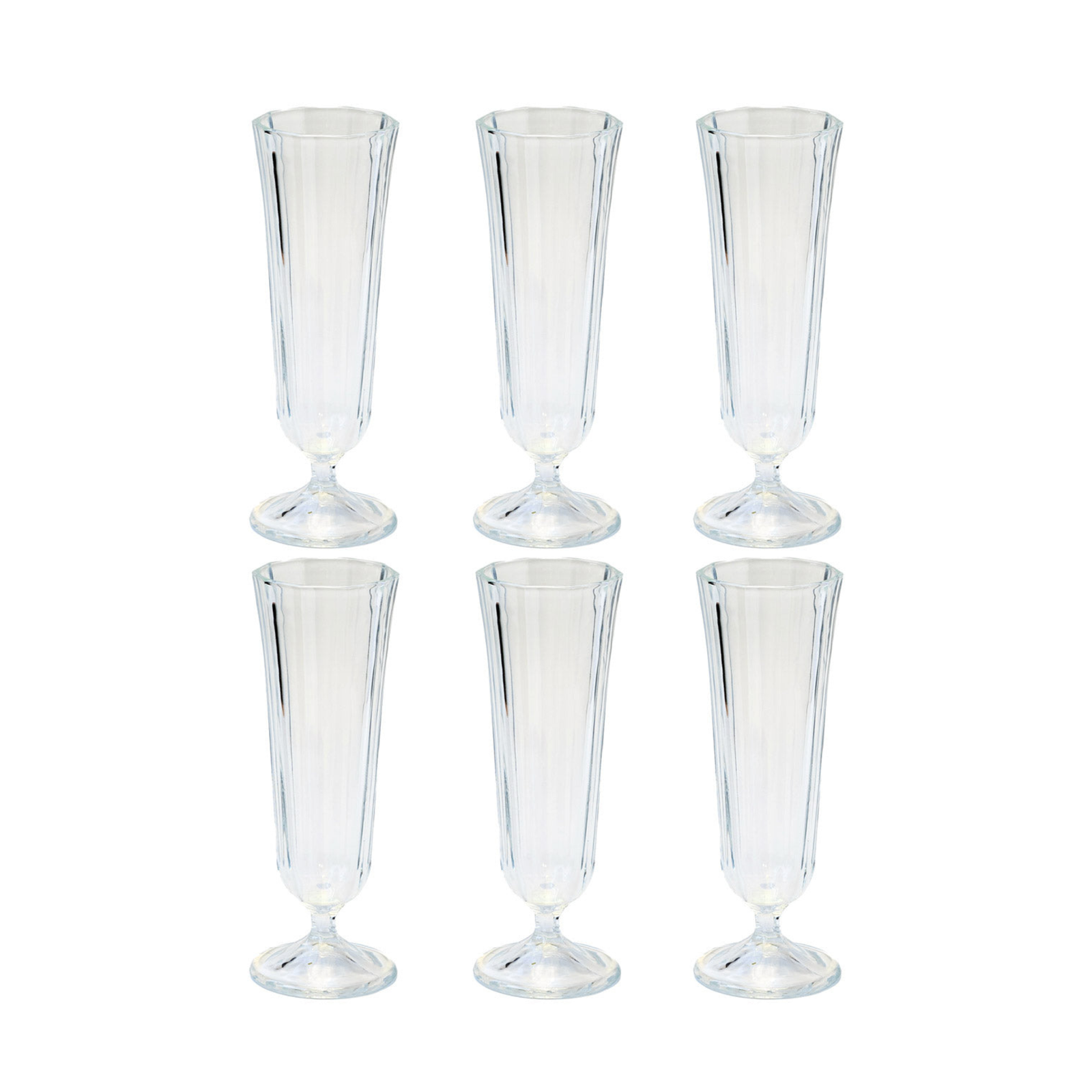 Anna Champange Flute - Set of 6
