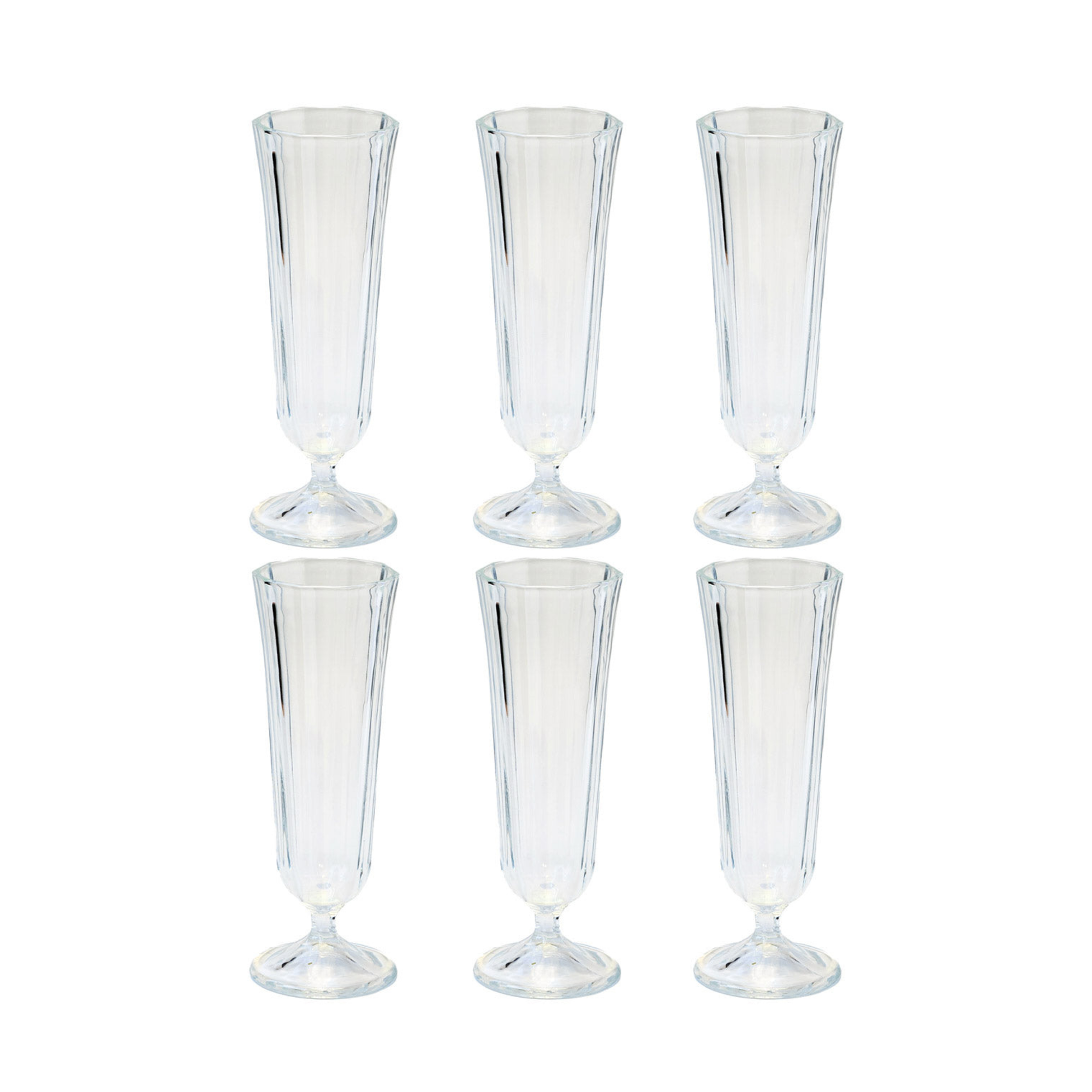 Anna Champange Flute - Set of 6