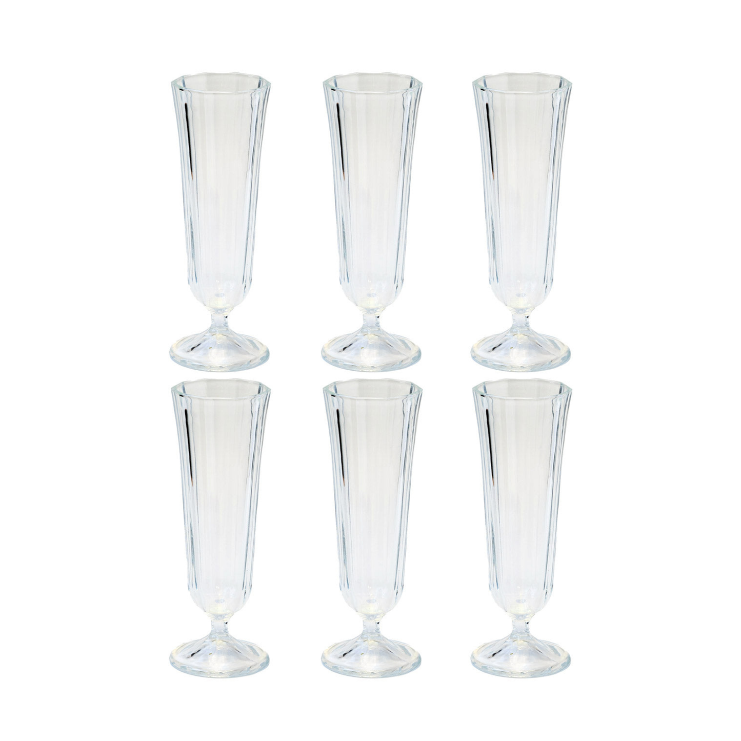 Anna Champange Flute - Set of 6