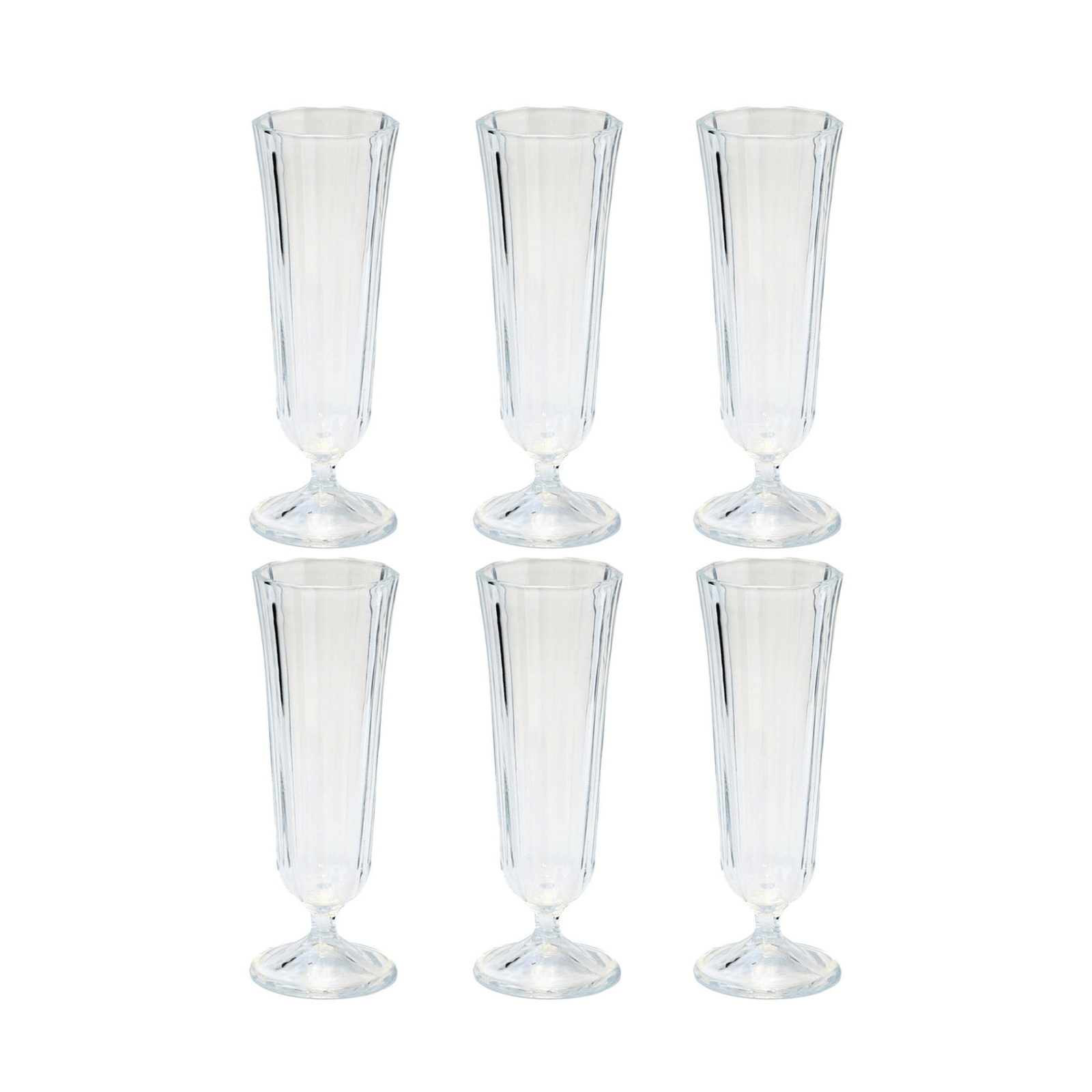 Anna Champange Flute - Set of 6