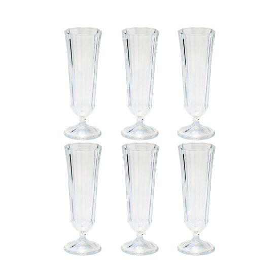 Anna Champange Flute - Set of 6