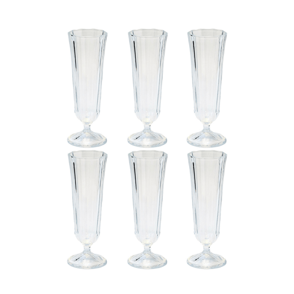 Anna Champange Flute - Set of 6