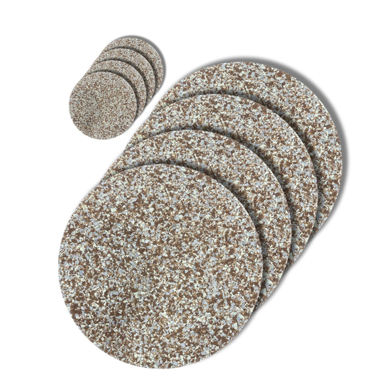 Speckled Cork Combo Set 3 - Warm Grey