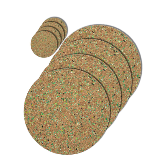 Speckled Cork Combo Set 3 - Green