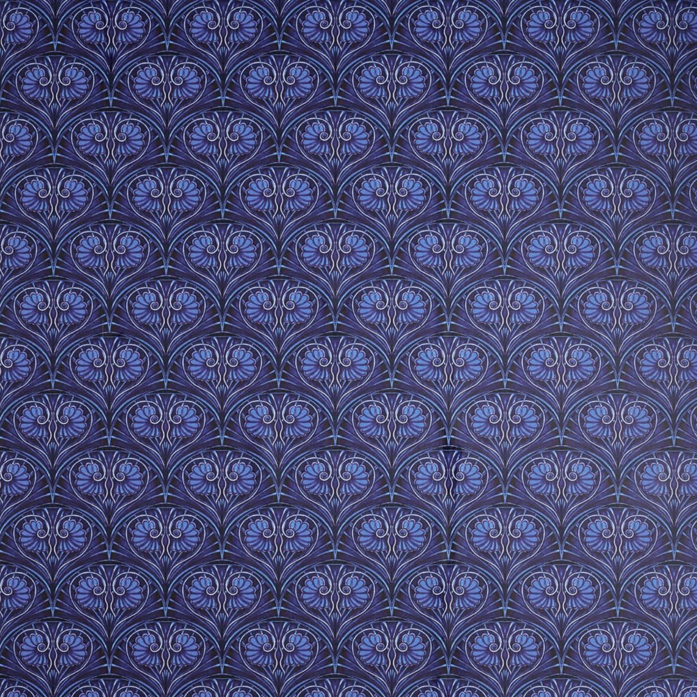 Loulou Electric Blue Wallpaper