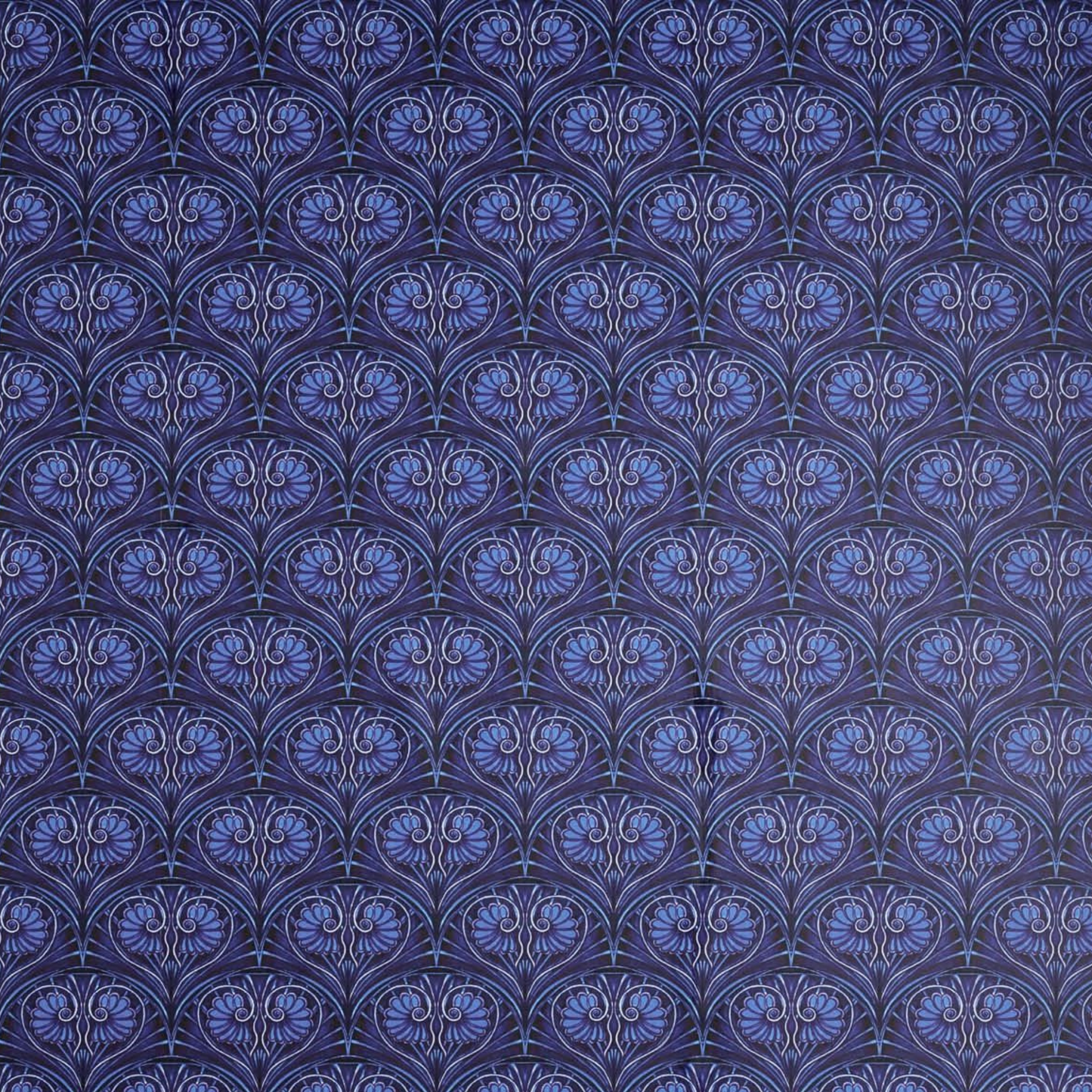 Loulou Electric Blue Wallpaper