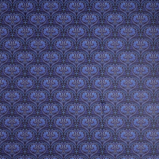 Loulou Electric Blue Wallpaper