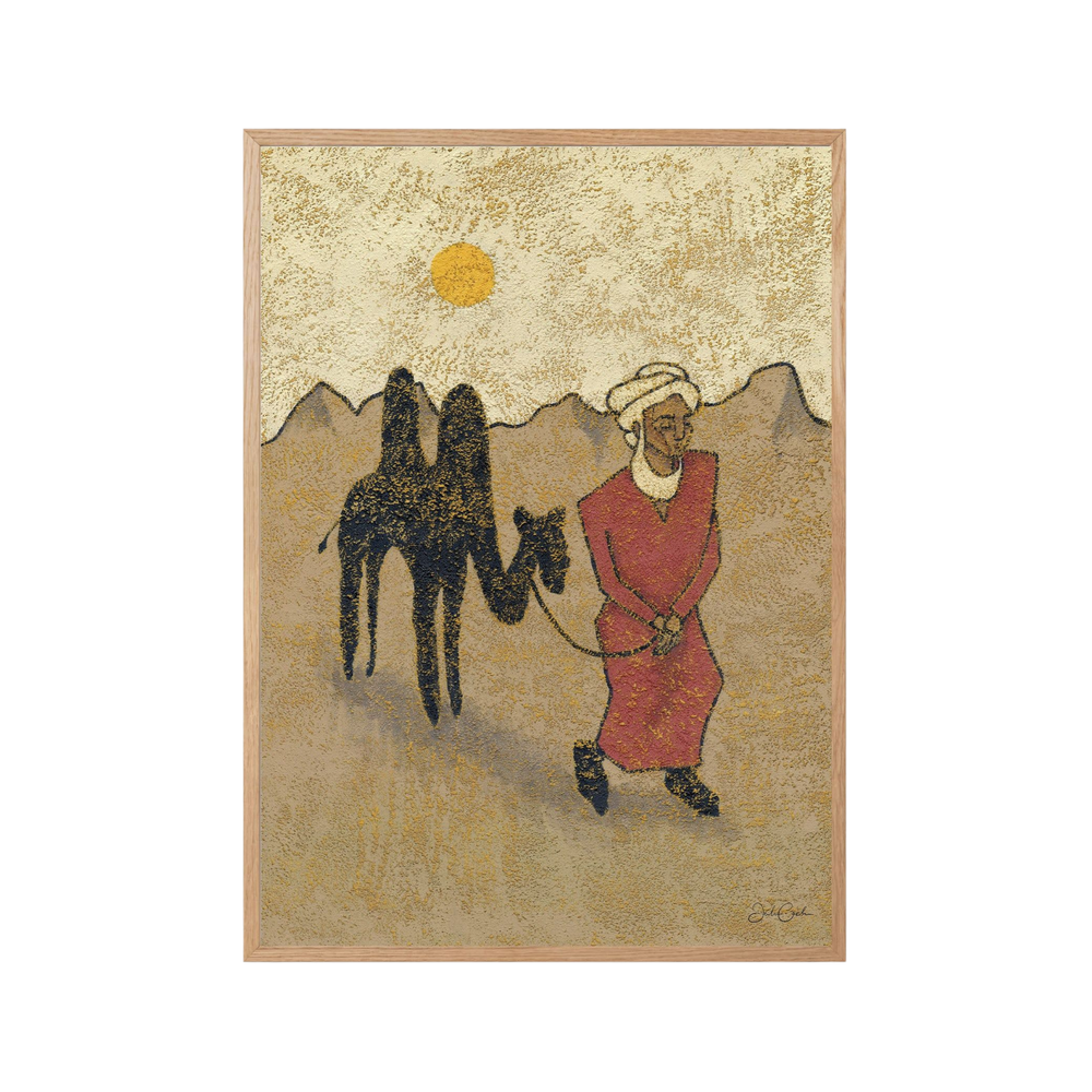 Desert Wanderer - Travel-Inspired Art Print