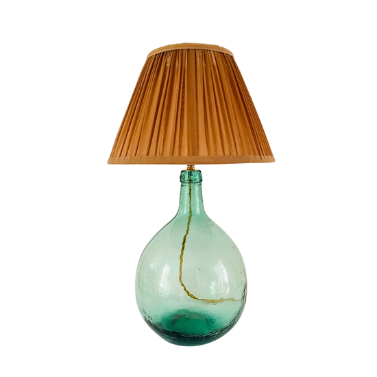 Antique French Demijohn Bottle Lamp