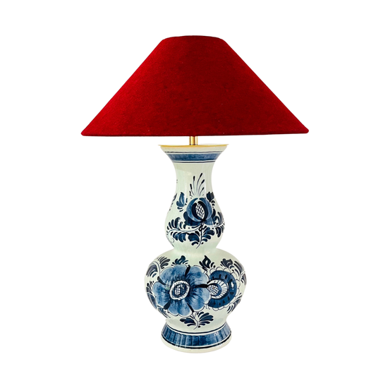 Antique Delft Lamp