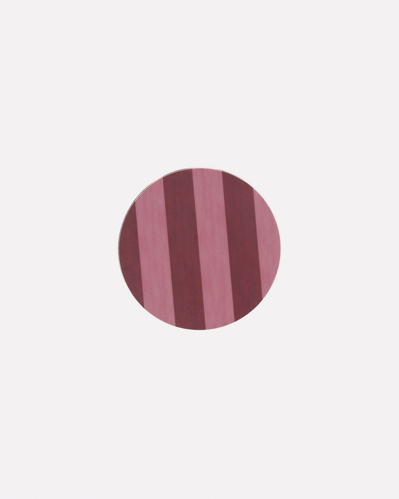 Set of 4 Rouge & Blush Stripe Coasters
