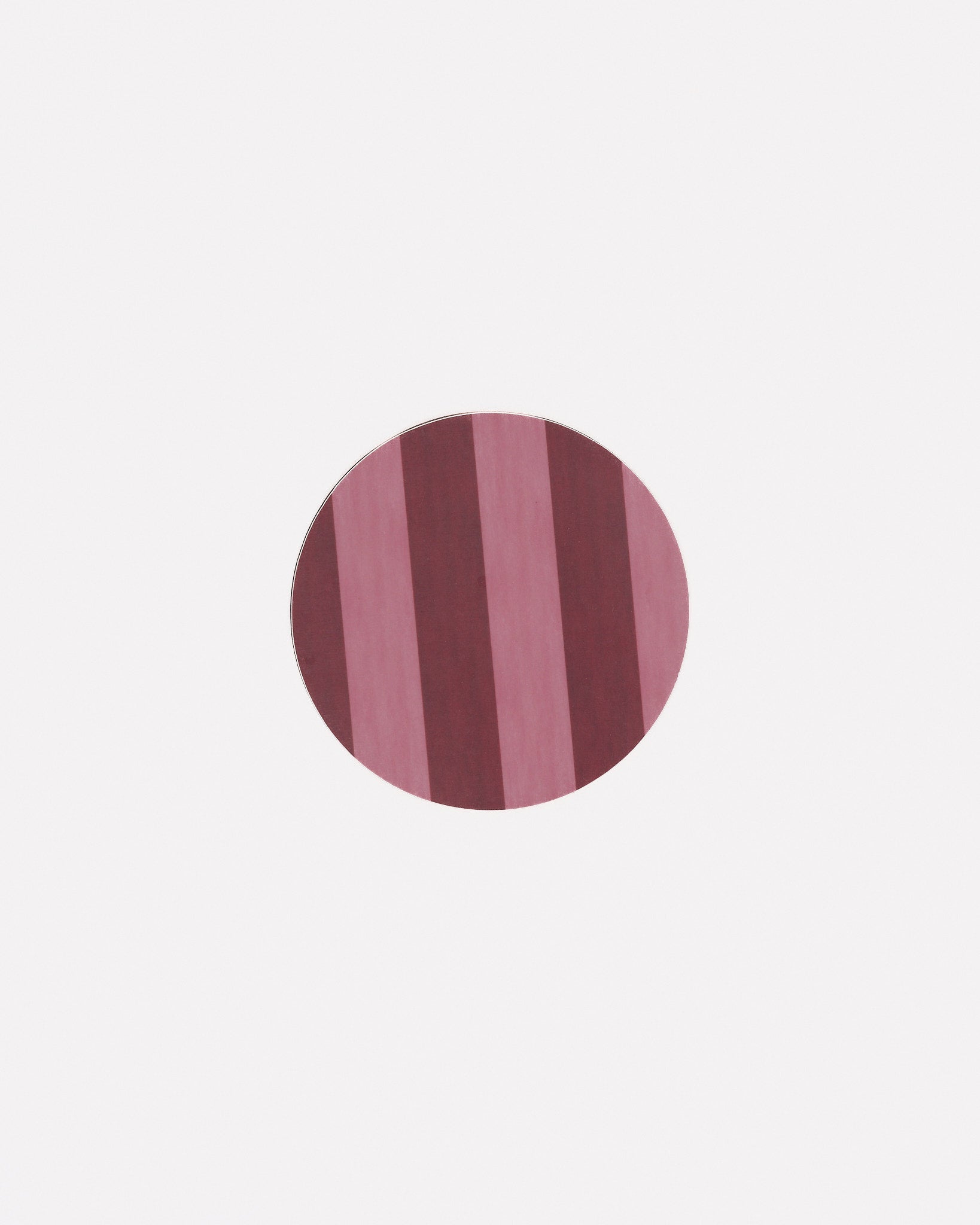 Set of 4 Rouge & Blush Stripe Coasters