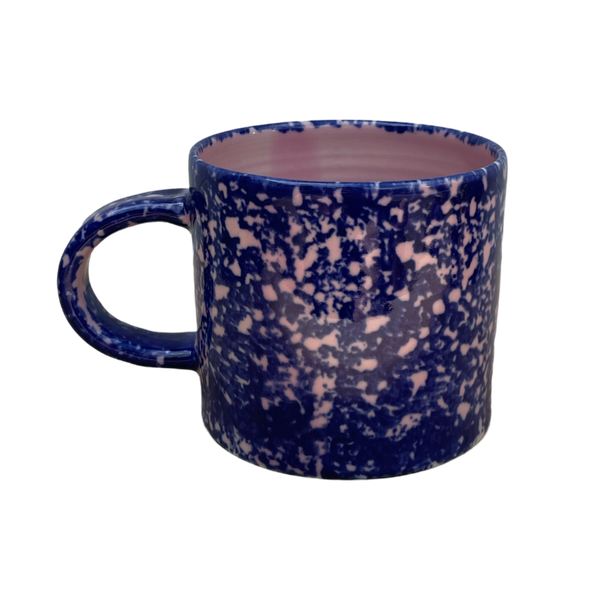 Cobalt Sponged Mug - Pink