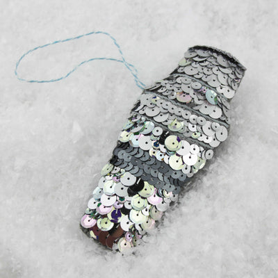 Classic Cocktail Shaker Sequin Hanging Ornament