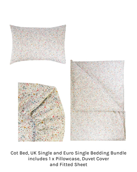 Duvet Set Made With Liberty Fabric Donna Leigh Duck Egg