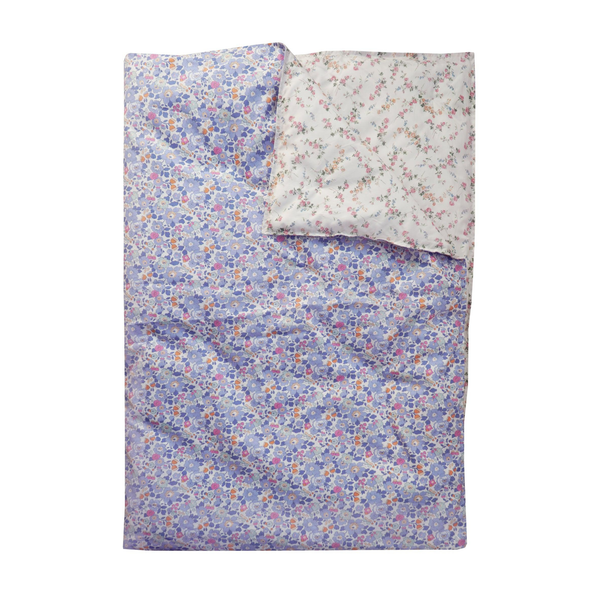 Reversible Heirloom Quilt Made With Liberty Fabric Betsy Lavender & Elizabeth