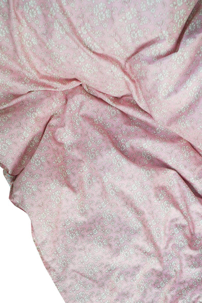 Reversible Heirloom Quilt made with Liberty Fabric MICHELLE LILAC & CAPEL PINK - Coco & Wolf