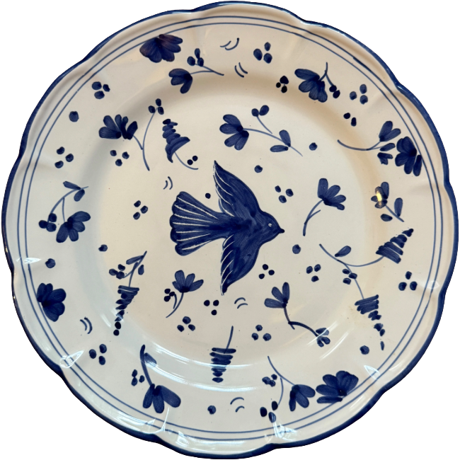 Colomba Plate Dark Blue - 25cm