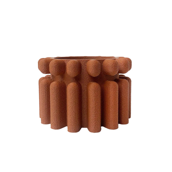Mono | Plant Pot 01 | Burnt Ochre
