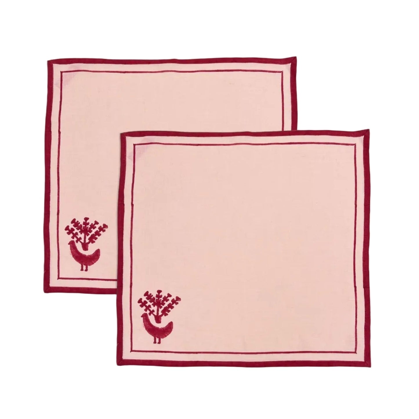 Community Napkin Pink | Set of Two