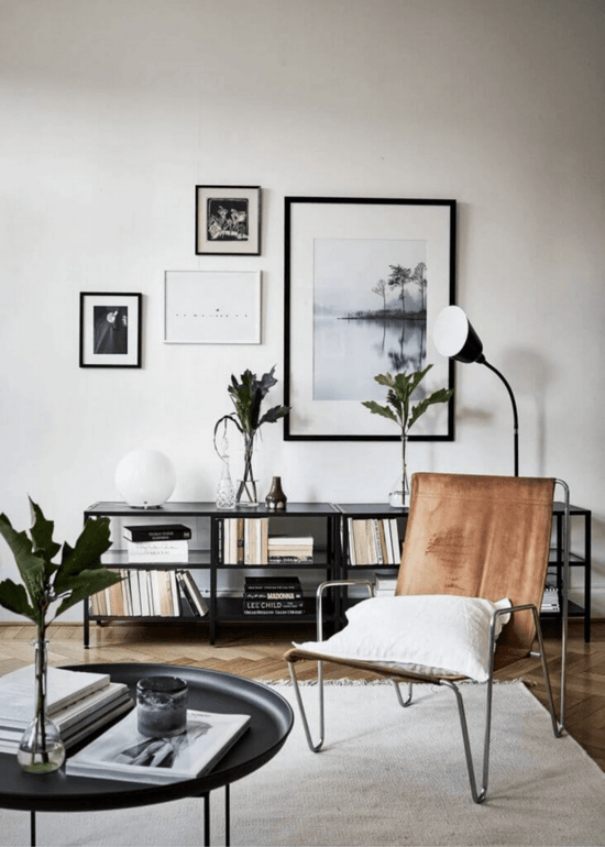 How to get the Scandinavian modern style with vintage furniture?
