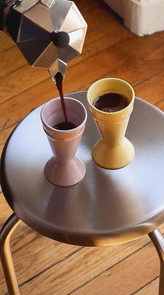 Nouveau Mazagran Coffee Cup - Citron