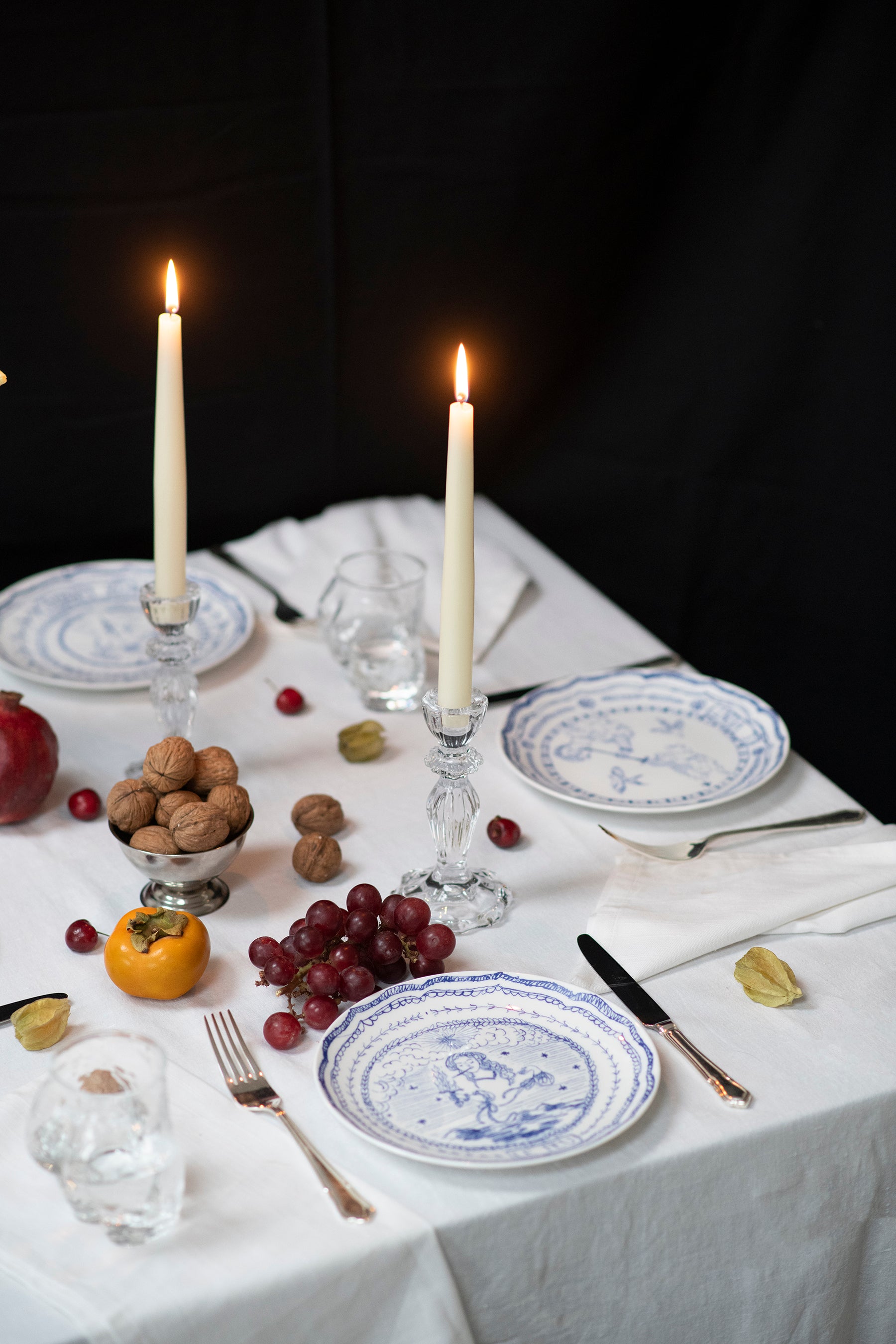 Elements Dessert Plates - Set of 4