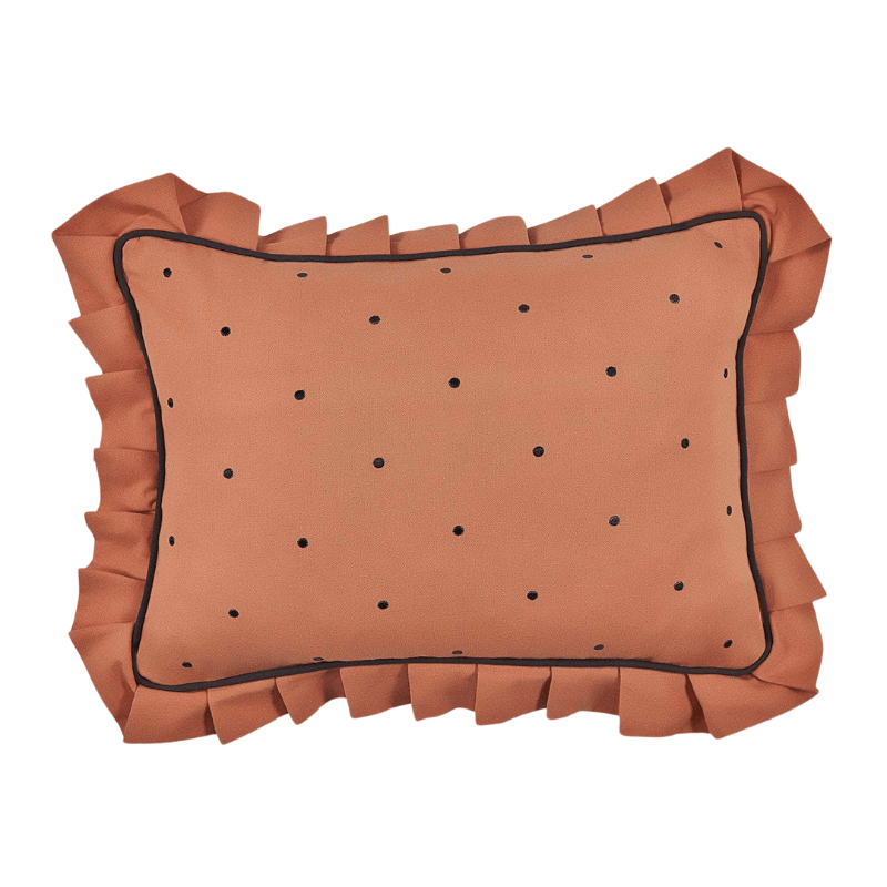 Dolce Dots Cushion, Biscotti