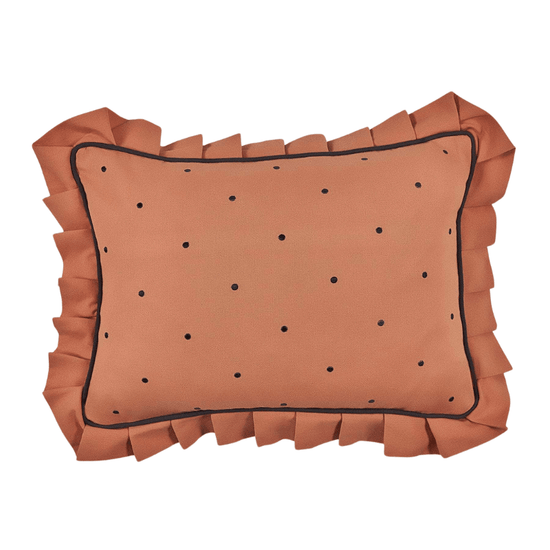 Dolce Dots Cushion, Biscotti