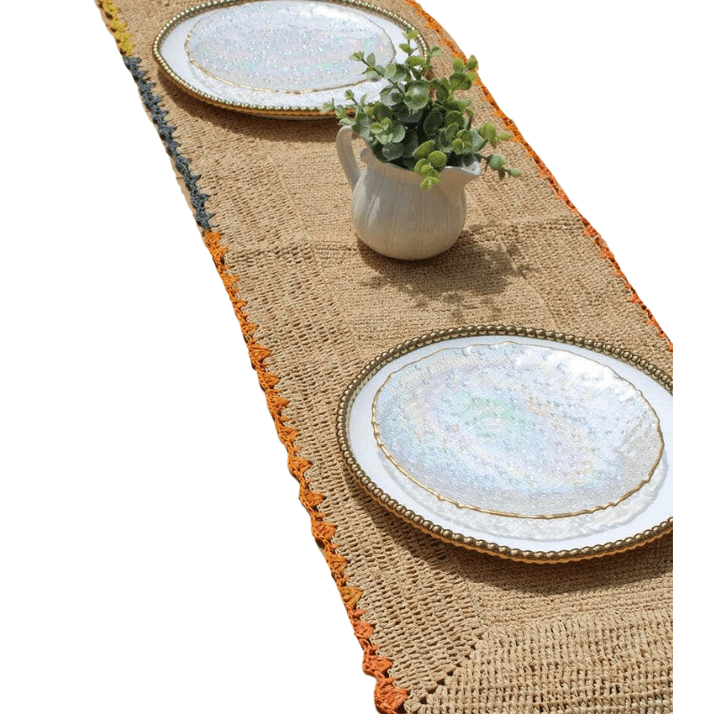 Load image into Gallery viewer, Aura Raffia table Runner
