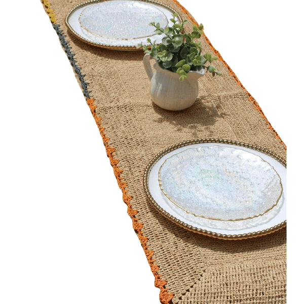 Aura Raffia table Runner