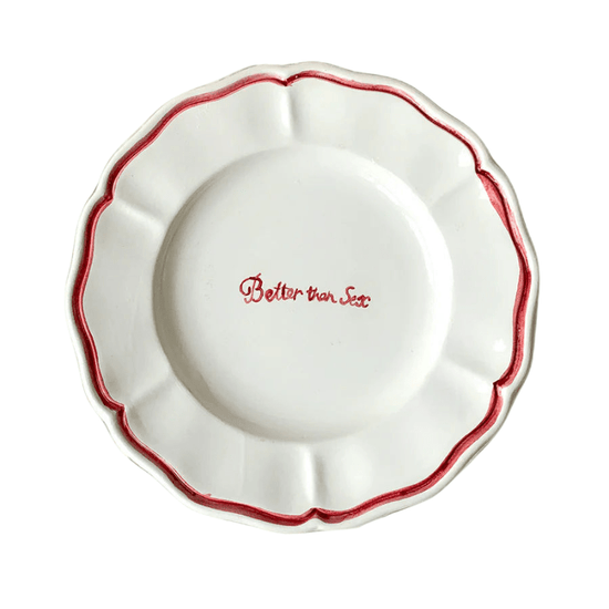 Load image into Gallery viewer, &amp;quot;Better then S*x&amp;quot; Fil Rouge Plate
