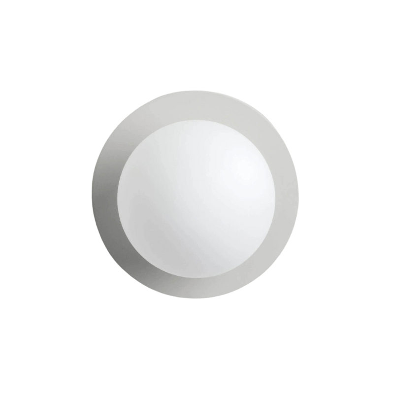 Sand opal disc wall light